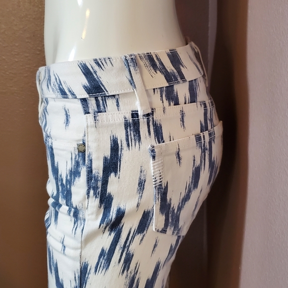 PAIGE Verdugo ultra skinny white & blue jeans 28 - Picture 3 of 7